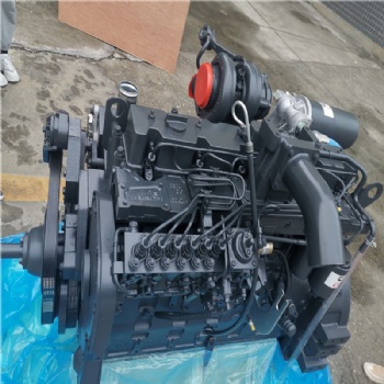 cummins 6BTA5.9 C125 125HP diesel engine with radiator